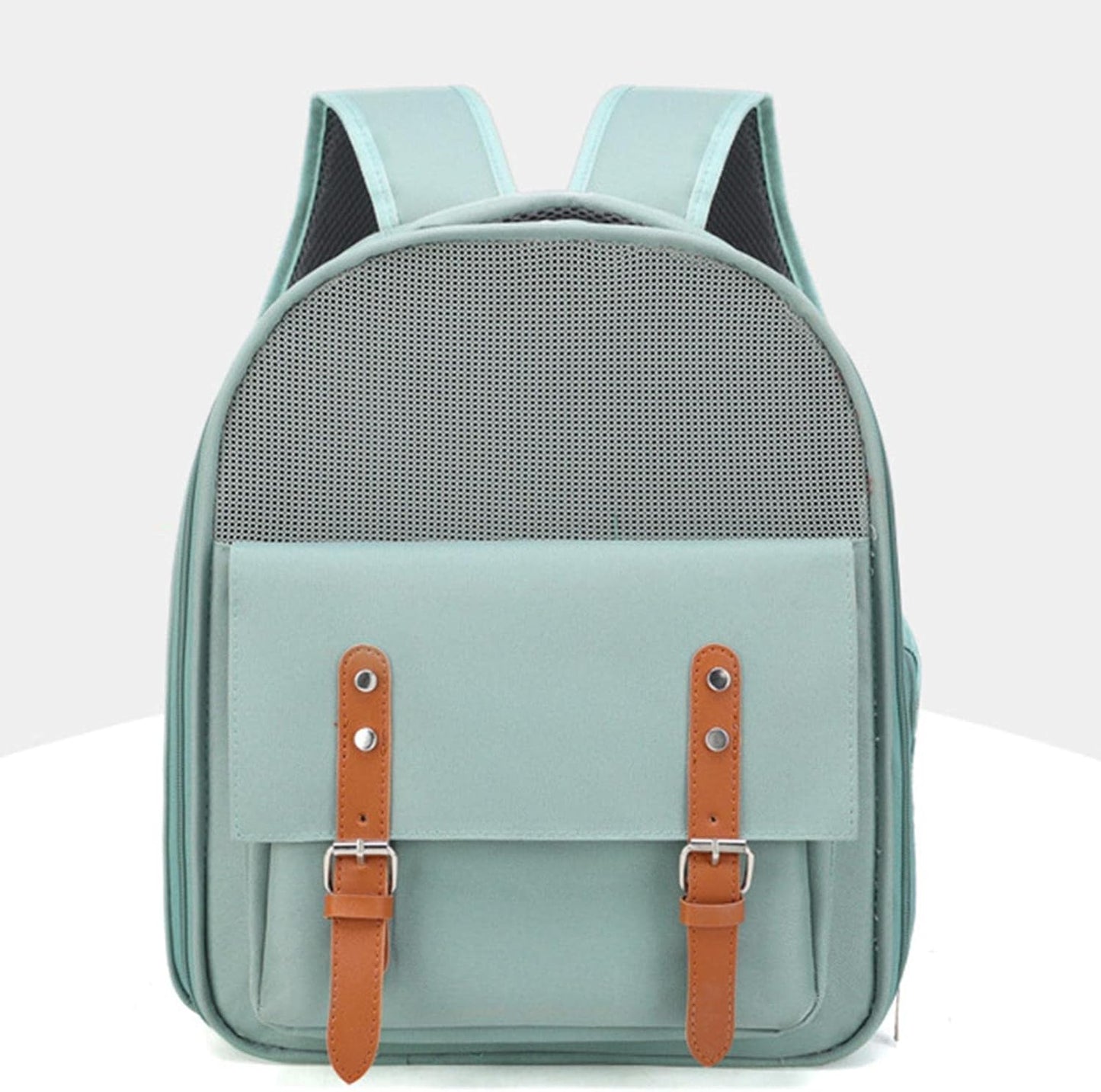 Cat Carrier Backpack Breathable for Cat Dog Small Dog Portable with Pocket for Travel Walking (Green)