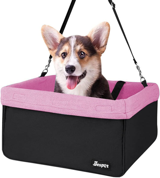 Elevate Your Pet's Travel Experience with GOOPAWS Dog Booster Seat - Safe, Comfortable, and Portable Car Seat for Dogs Up to 24lbs