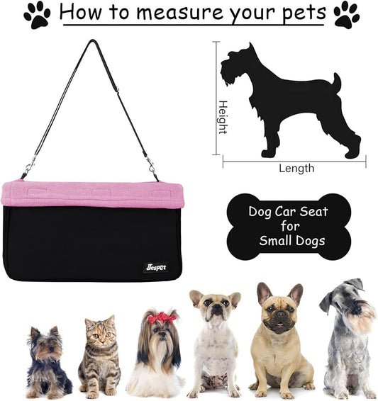 Elevate Your Pet's Travel Experience with GOOPAWS Dog Booster Seat - Safe, Comfortable, and Portable Car Seat for Dogs Up to 24lbs