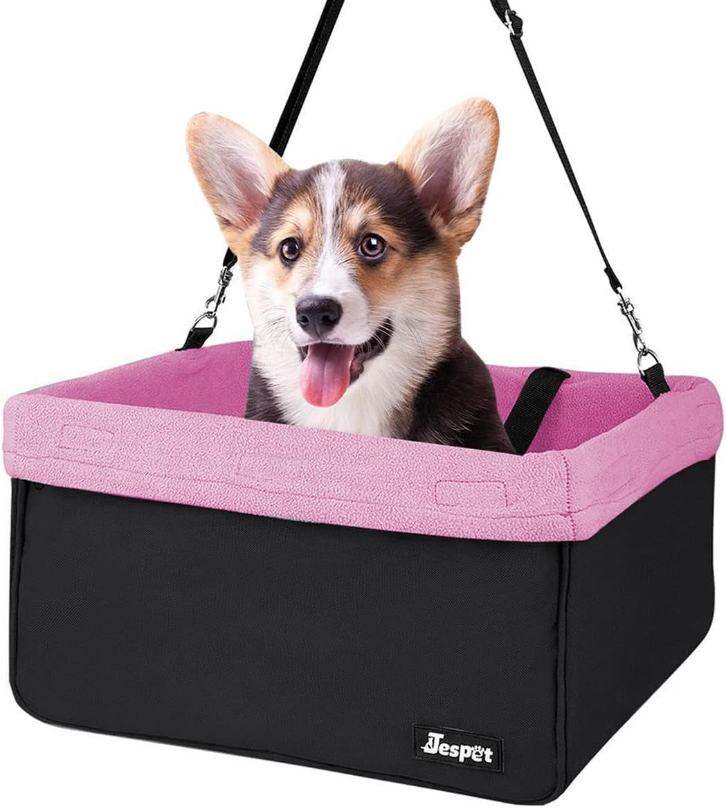 Elevate Your Pet's Travel Experience with GOOPAWS Dog Booster Seat - Safe, Comfortable, and Portable Car Seat for Dogs Up to 24lbs