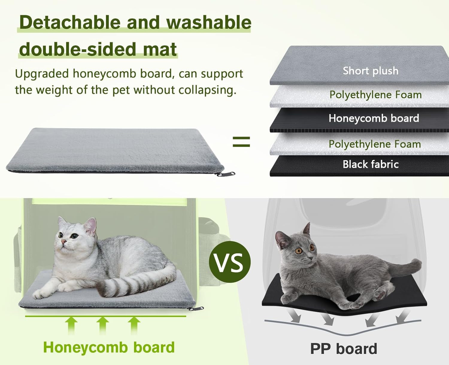 Ultimate Expandable Dog Carrier Backpack - Waterproof & Breathable Design for Small Dogs and Cats Up to 18 Lbs - Perfect for Hiking, Travel, and Outdoor Adventures in Sleek Black