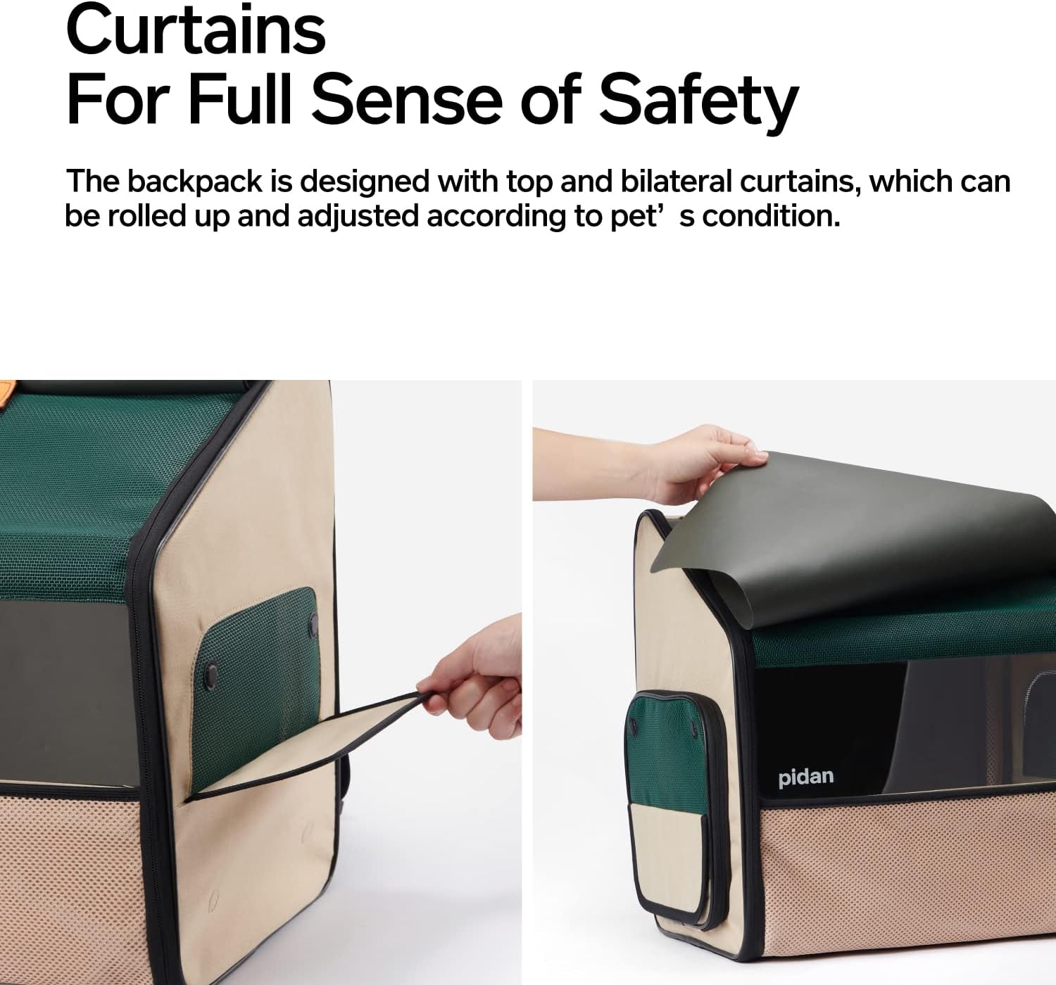 Expandable Cat Backpack Cat Carrier Large Pet Carriers Backpack Bag for Cats Bags Litter Box Include 15”×15” ×23.2” Quick & Easy Assembly