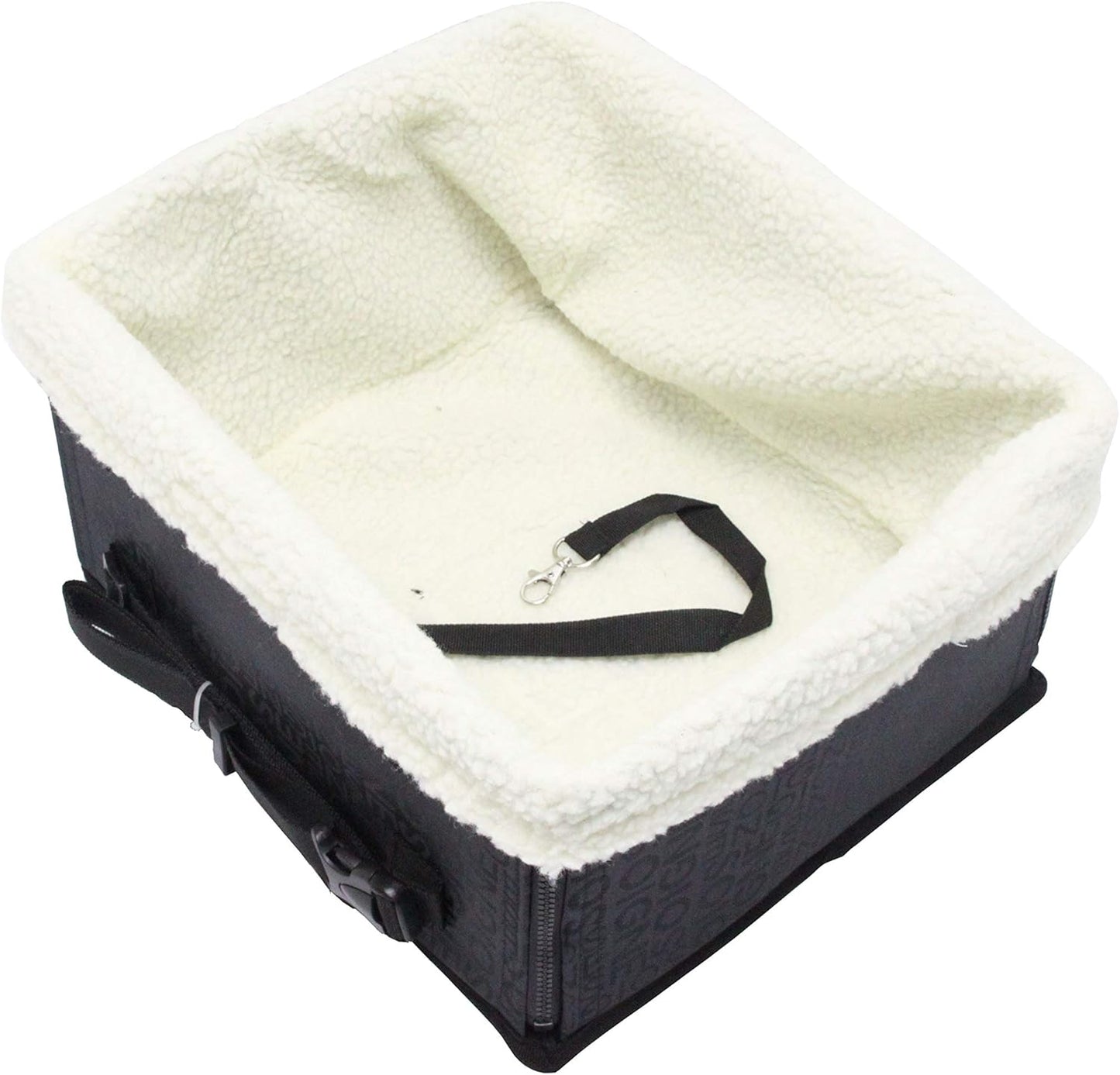 ® Pet Dog Cat Seat Booster Car Carrier Bag Pet Travel Messenger Tote Soft Kennel 12235-BLACK