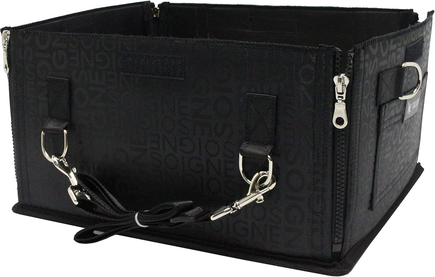 ® Pet Dog Cat Seat Booster Car Carrier Bag Pet Travel Messenger Tote Soft Kennel 12235-BLACK