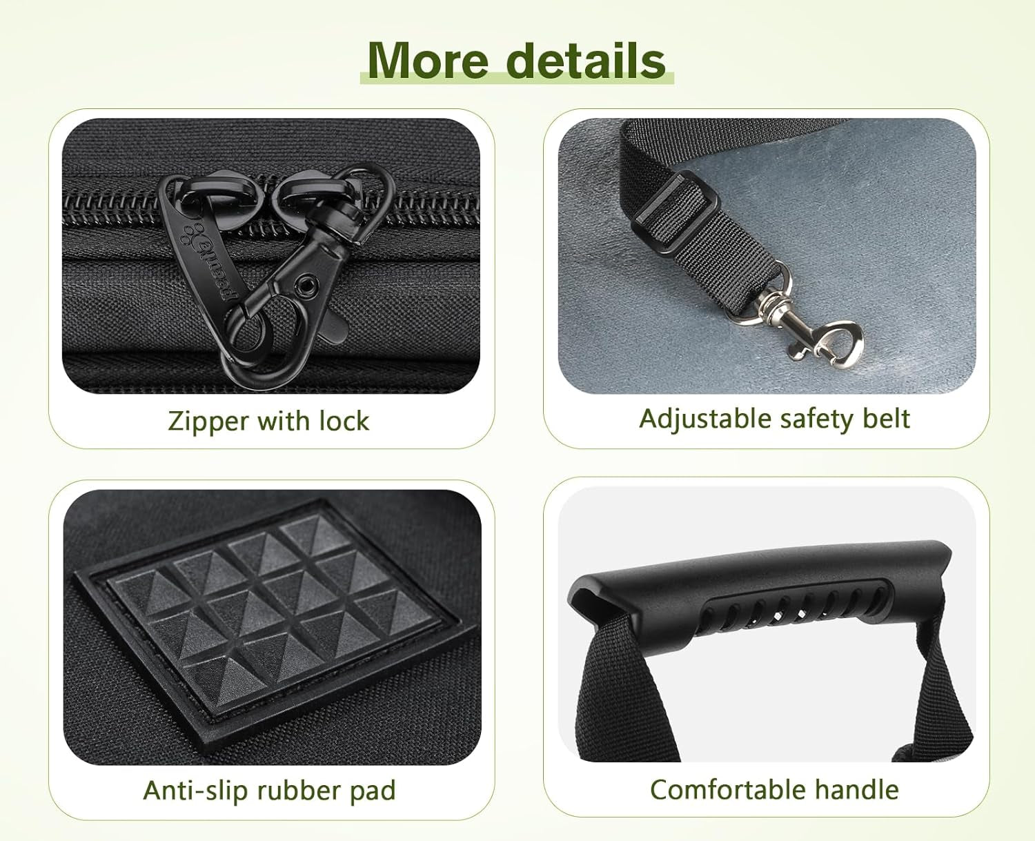 Ultimate Expandable Dog Carrier Backpack - Waterproof & Breathable Design for Small Dogs and Cats Up to 18 Lbs - Perfect for Hiking, Travel, and Outdoor Adventures in Sleek Black